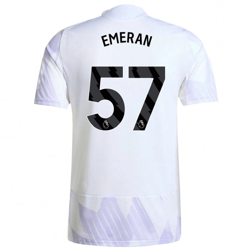 Danxen Damen Noam Emeran #57 Weiß Lila Lila Auswärtstrikot Trikot 2025/26 T-Shirt Österreich