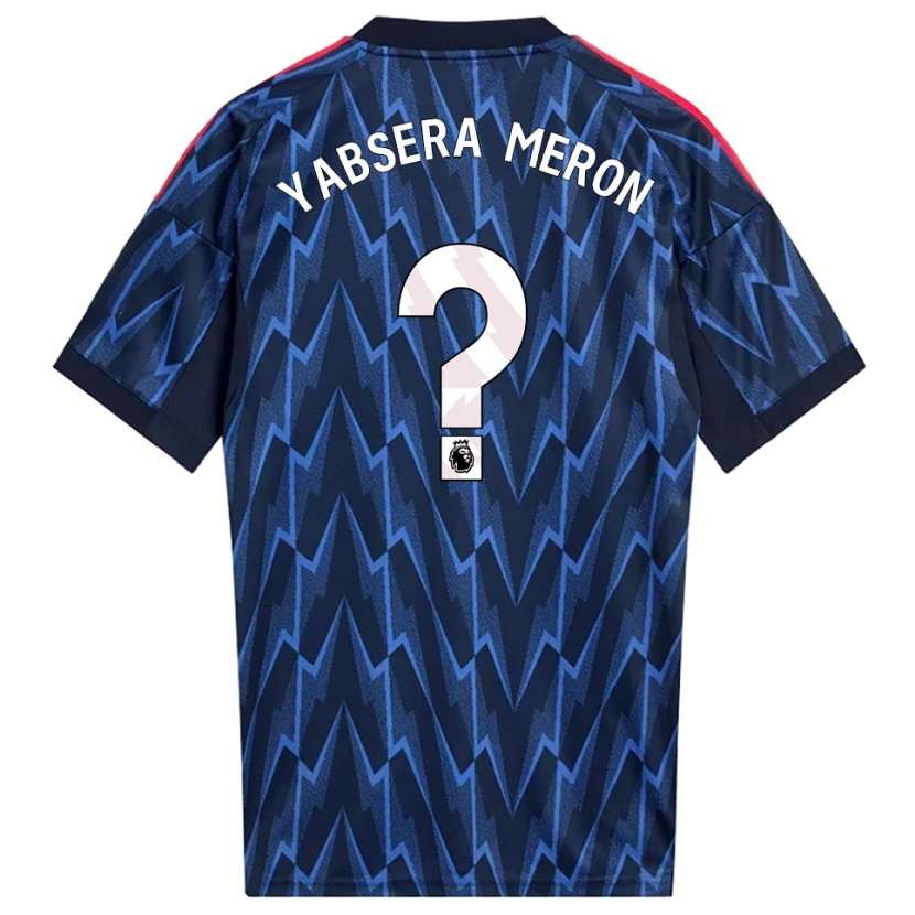 Danxen Damen Yabsera Meron #0 Marine Rot Auswärtstrikot Trikot 2025/26 T-Shirt Österreich