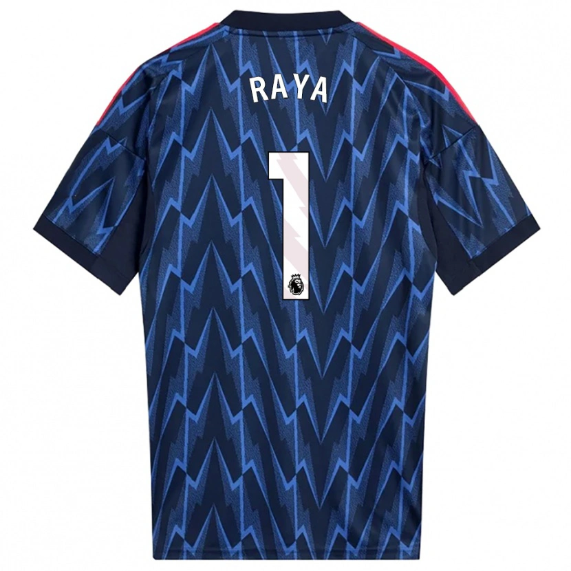 Danxen Damen David Raya #1 Marine Rot Auswärtstrikot Trikot 2025/26 T-Shirt Österreich