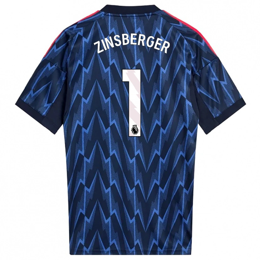 Danxen Damen Manuela Zinsberger #1 Marine Rot Auswärtstrikot Trikot 2025/26 T-Shirt Österreich