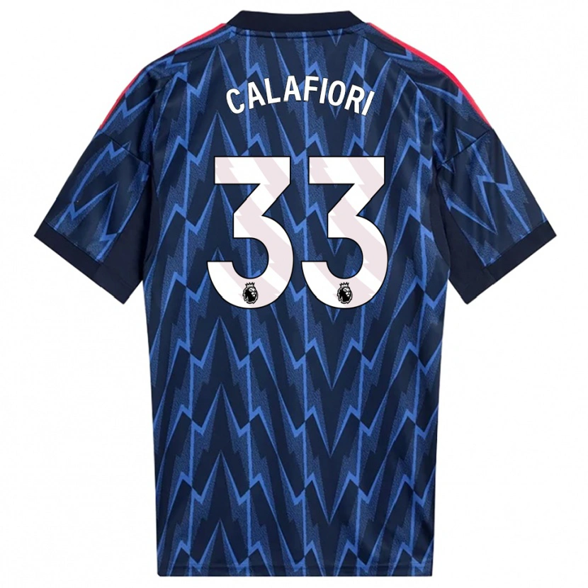 Danxen Damen Riccardo Calafiori #33 Marine Rot Auswärtstrikot Trikot 2025/26 T-Shirt Österreich