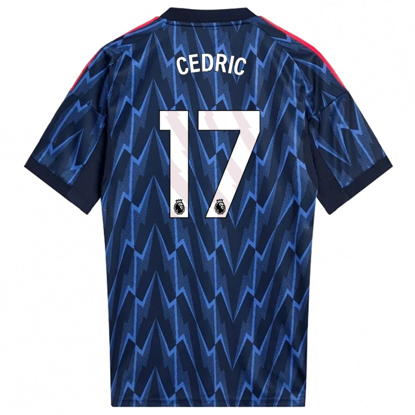 Danxen Damen Cedric Soares #17 Marine Rot Auswärtstrikot Trikot 2025/26 T-Shirt Österreich