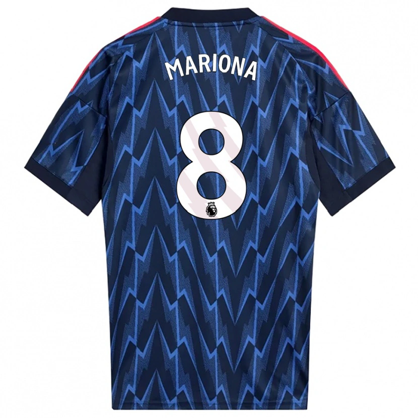 Danxen Damen Mariona Caldentey #8 Marine Rot Auswärtstrikot Trikot 2025/26 T-Shirt Österreich
