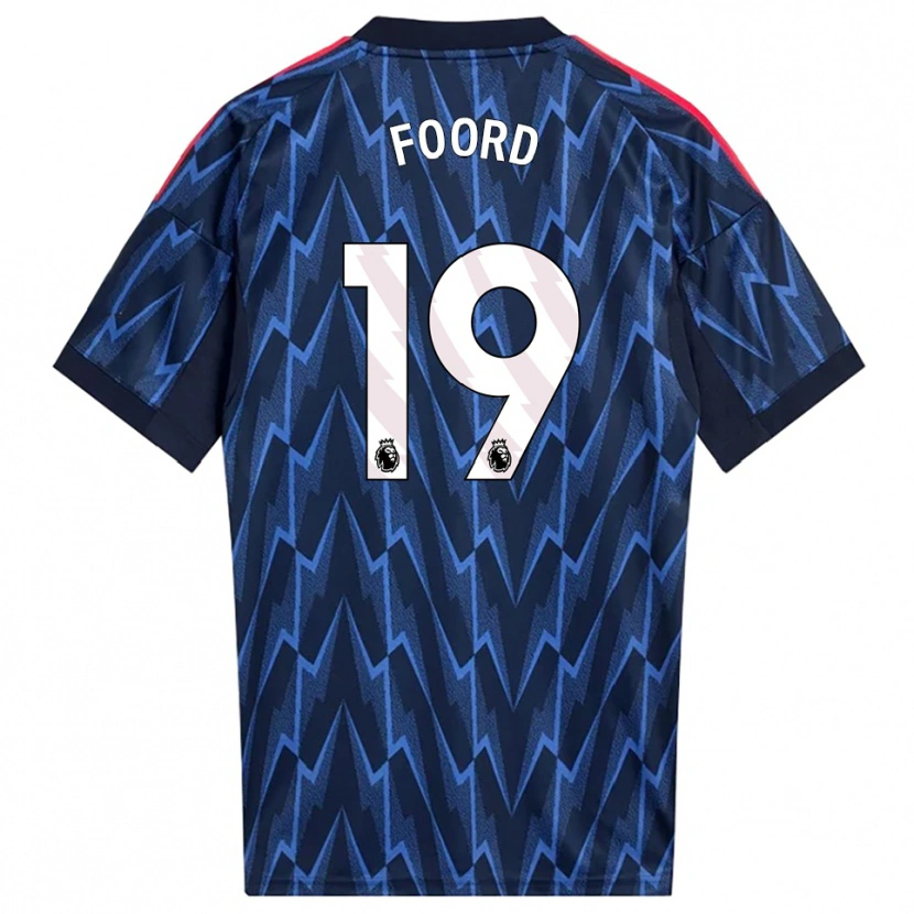 Danxen Damen Caitlin Foord #19 Marine Rot Auswärtstrikot Trikot 2025/26 T-Shirt Österreich
