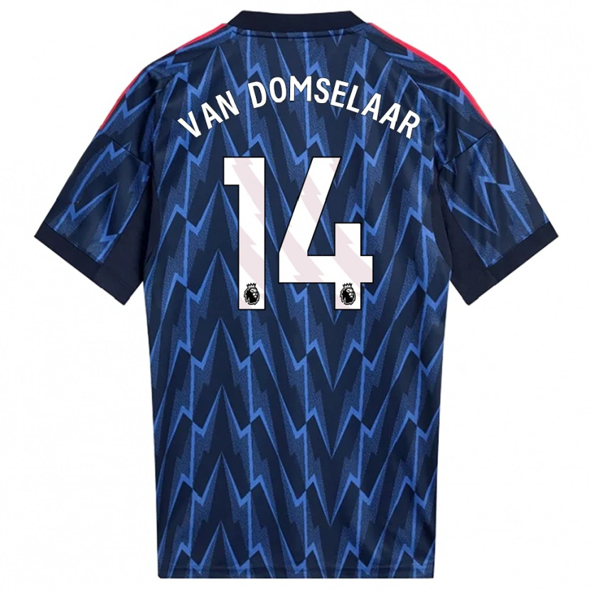 Danxen Damen Daphne Van Domselaar #14 Marine Rot Auswärtstrikot Trikot 2025/26 T-Shirt Österreich