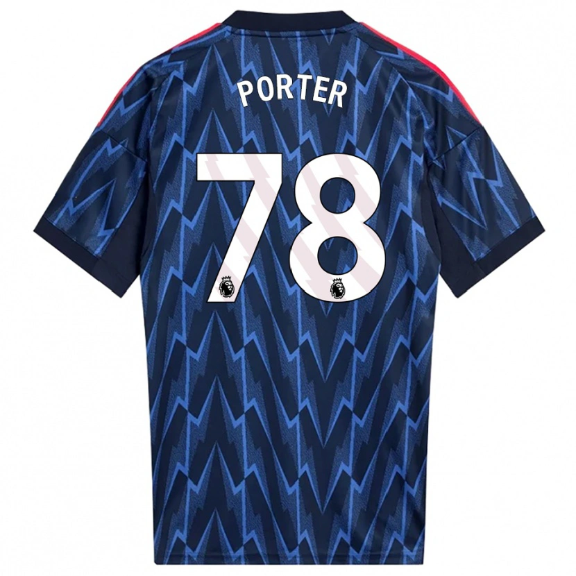 Danxen Damen Jack Porter #78 Marine Rot Auswärtstrikot Trikot 2025/26 T-Shirt Österreich
