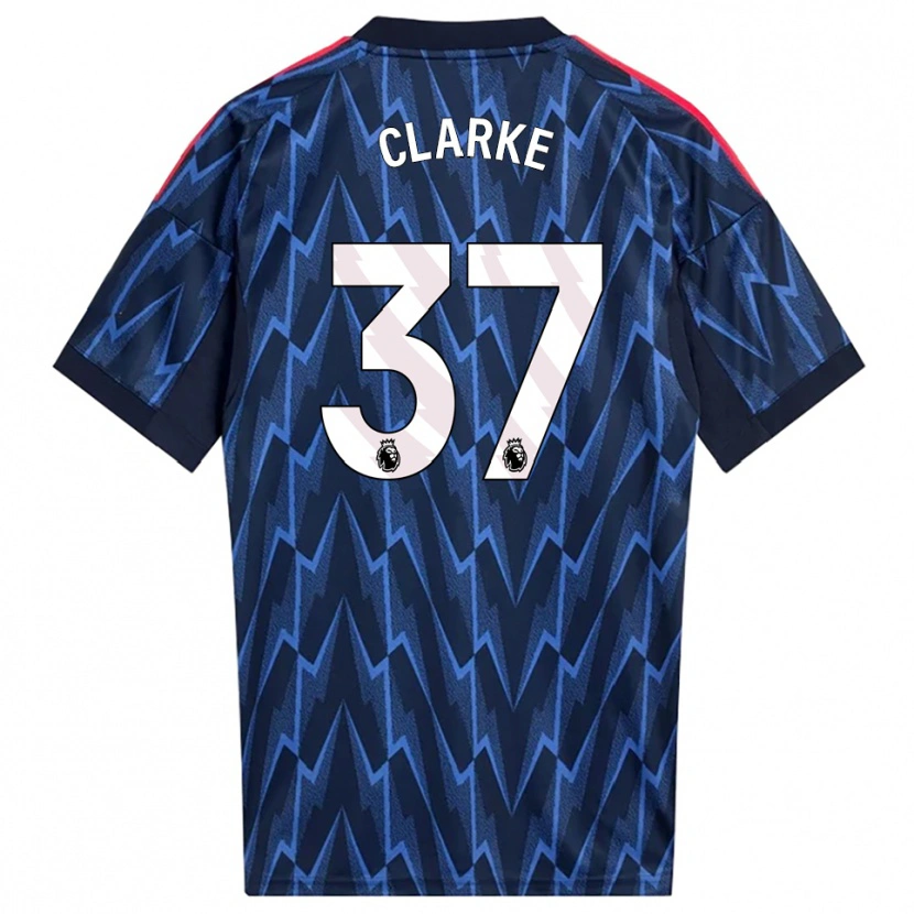 Danxen Damen Brayden Clarke #37 Marine Rot Auswärtstrikot Trikot 2025/26 T-Shirt Österreich