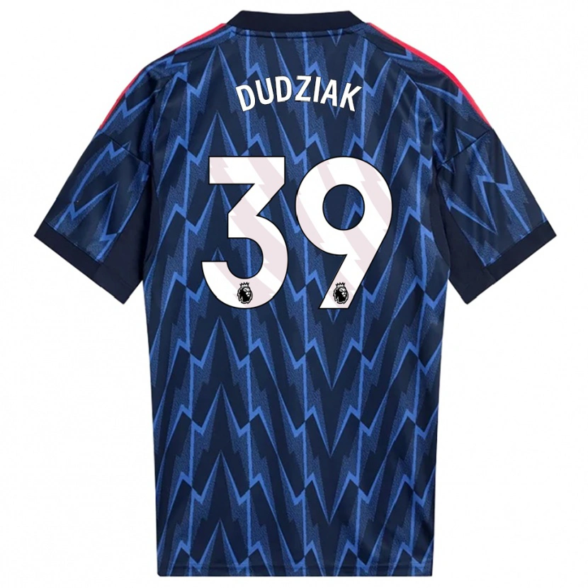 Danxen Damen Harrison Dudziak #39 Marine Rot Auswärtstrikot Trikot 2025/26 T-Shirt Österreich