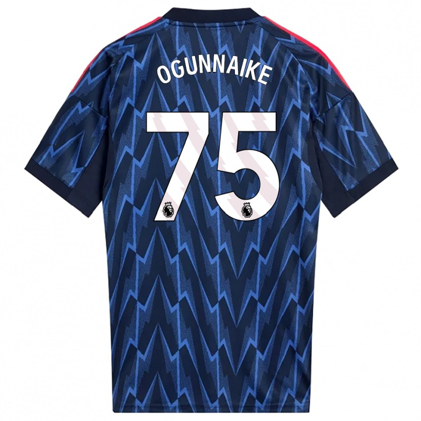 Danxen Damen Josh Ogunnaike #75 Marine Rot Auswärtstrikot Trikot 2025/26 T-Shirt Österreich