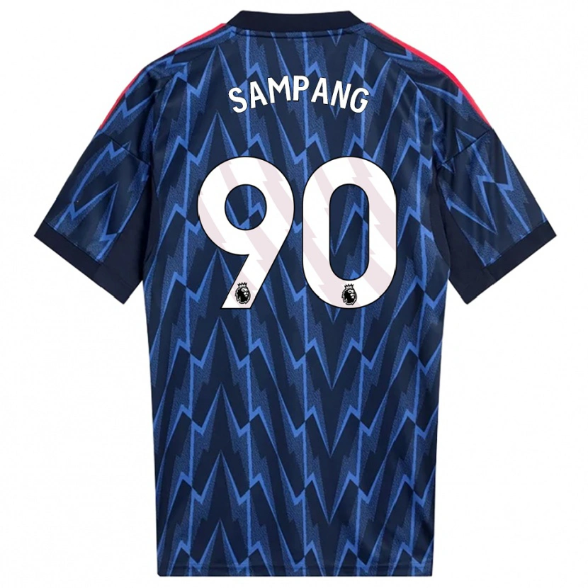 Danxen Damen Saurap Sampang #90 Marine Rot Auswärtstrikot Trikot 2025/26 T-Shirt Österreich
