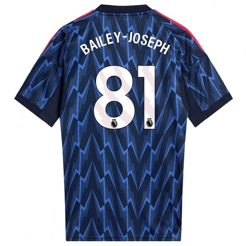 Danxen Damen Brando Bailey-Joseph #81 Marine Rot Auswärtstrikot Trikot 2025/26 T-Shirt Österreich