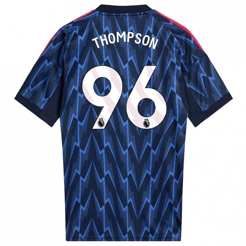 Danxen Damen Kyran Thompson #96 Marine Rot Auswärtstrikot Trikot 2025/26 T-Shirt Österreich
