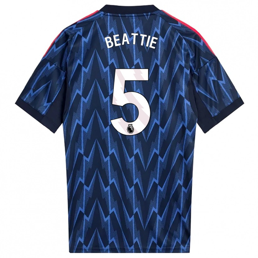 Danxen Damen Jen Beattie #5 Marine Rot Auswärtstrikot Trikot 2025/26 T-Shirt Österreich