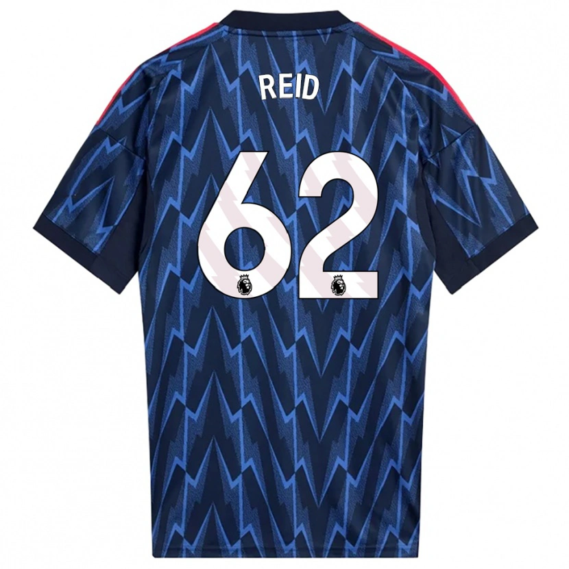 Danxen Damen Katie Reid #62 Marine Rot Auswärtstrikot Trikot 2025/26 T-Shirt Österreich