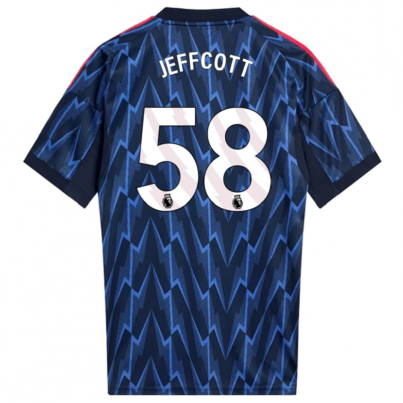 Danxen Damen Henry Jeffcott #58 Marine Rot Auswärtstrikot Trikot 2025/26 T-Shirt Österreich