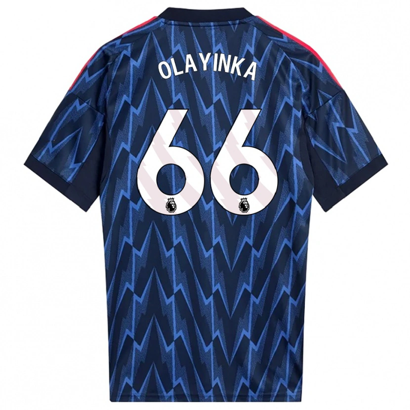 Danxen Damen James Olayinka #66 Marine Rot Auswärtstrikot Trikot 2025/26 T-Shirt Österreich