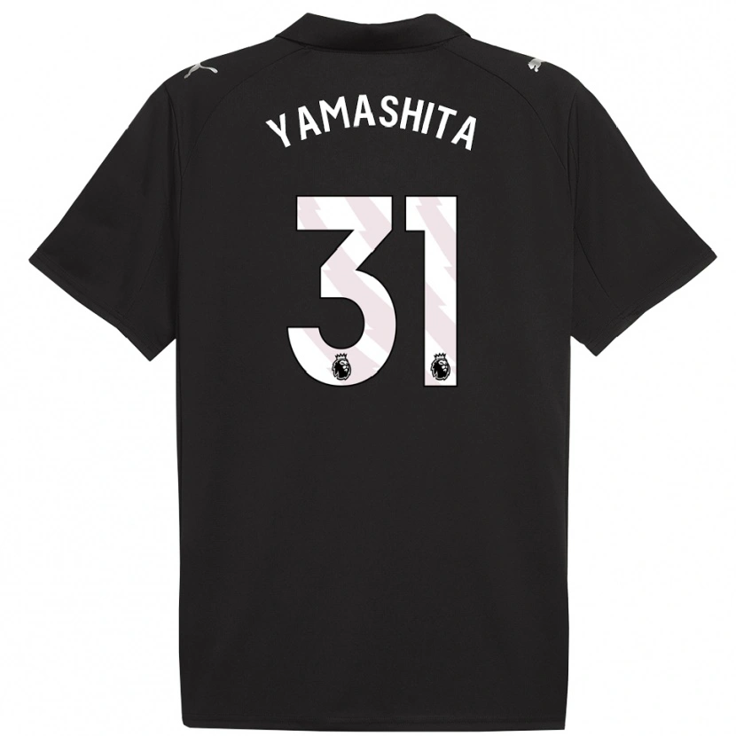 Danxen Damen Ayaka Yamashita #31 Schwarz Weiß Auswärtstrikot Trikot 2025/26 T-Shirt Österreich