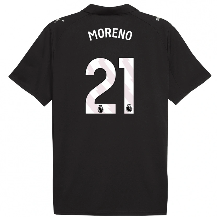 Danxen Damen Marlos Moreno #21 Schwarz Weiß Auswärtstrikot Trikot 2025/26 T-Shirt Österreich