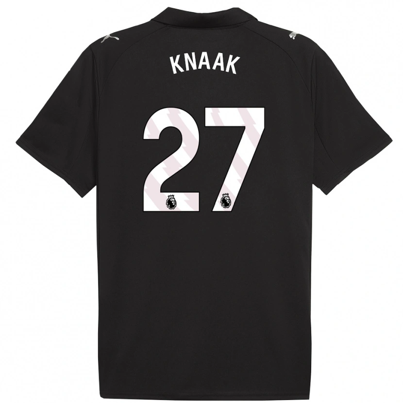 Danxen Damen Rebecca Knaak #27 Schwarz Weiß Auswärtstrikot Trikot 2025/26 T-Shirt Österreich