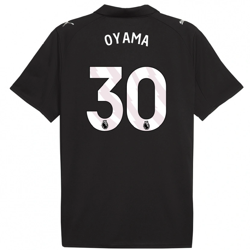 Danxen Damen Aemu Oyama #30 Schwarz Weiß Auswärtstrikot Trikot 2025/26 T-Shirt Österreich