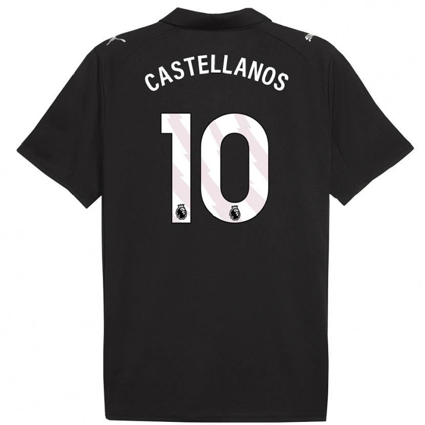 Danxen Damen Deyna Castellanos #10 Schwarz Weiß Auswärtstrikot Trikot 2025/26 T-Shirt Österreich