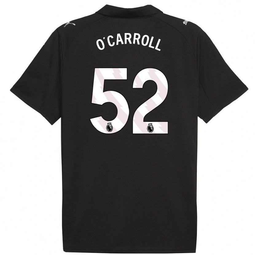 Danxen Damen Eve O'carroll #52 Schwarz Weiß Auswärtstrikot Trikot 2025/26 T-Shirt Österreich