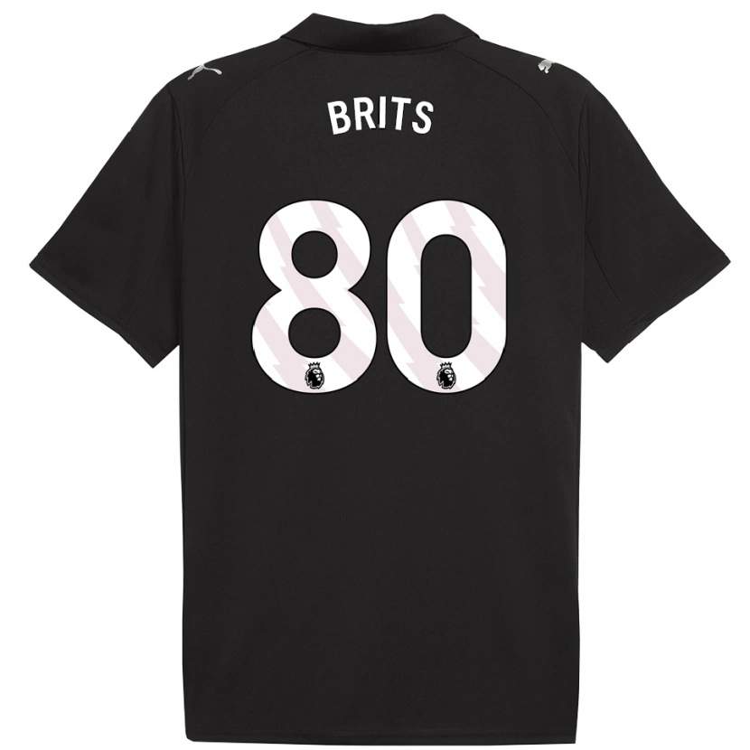 Danxen Damen Spike Brits #80 Schwarz Weiß Auswärtstrikot Trikot 2025/26 T-Shirt Österreich