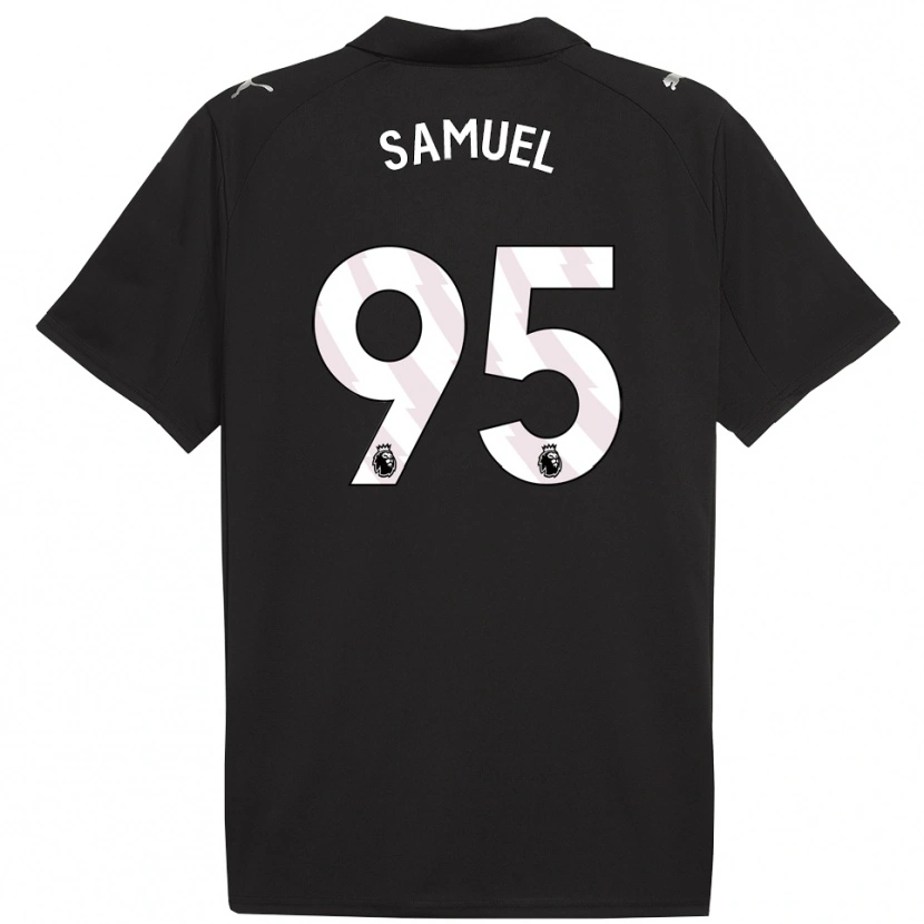 Danxen Damen Lakyle Samuel #95 Schwarz Weiß Auswärtstrikot Trikot 2025/26 T-Shirt Österreich