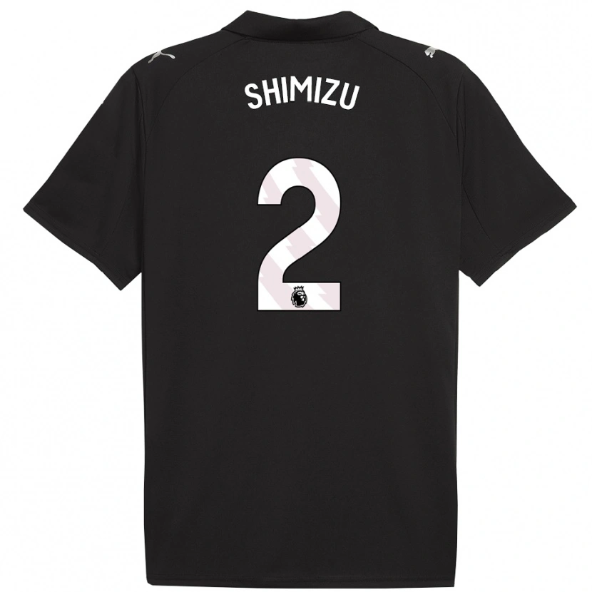 Danxen Damen Risa Shimizu #2 Schwarz Weiß Auswärtstrikot Trikot 2025/26 T-Shirt Österreich