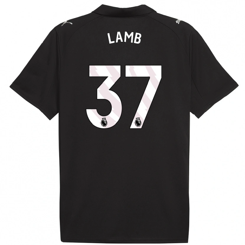 Danxen Damen Teddie Lamb #37 Schwarz Weiß Auswärtstrikot Trikot 2025/26 T-Shirt Österreich