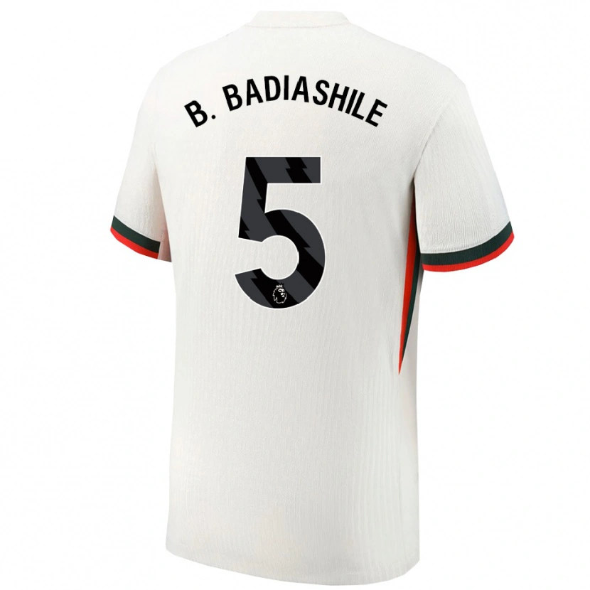 Danxen Damen Benoît Badiashile #5 Weiß Grün Auswärtstrikot Trikot 2025/26 T-Shirt Österreich