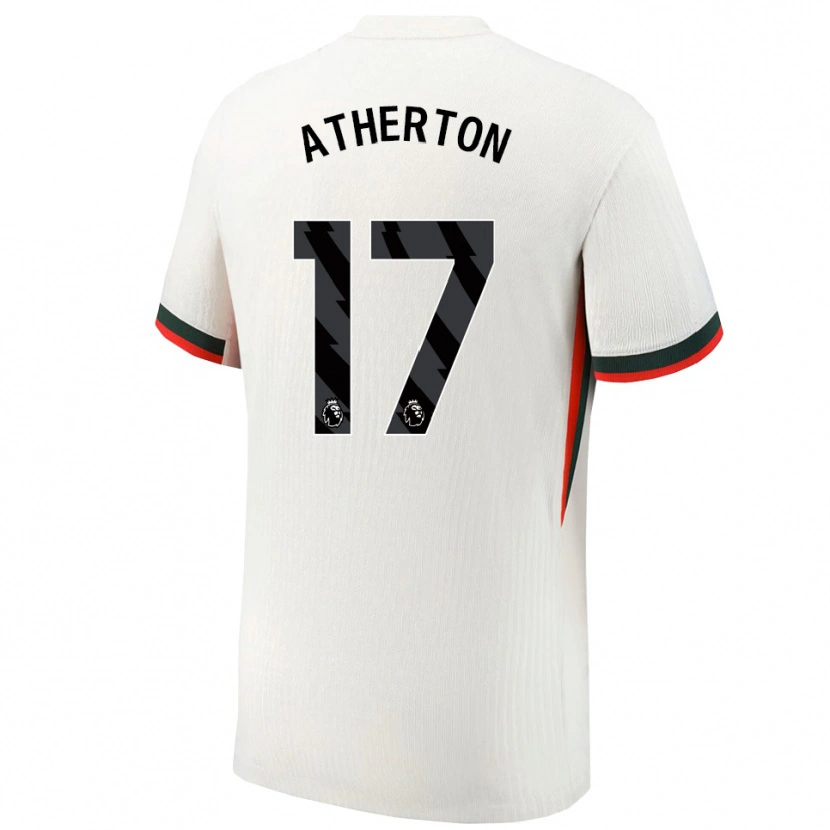 Danxen Damen Chris Atherton #17 Weiß Grün Auswärtstrikot Trikot 2025/26 T-Shirt Österreich
