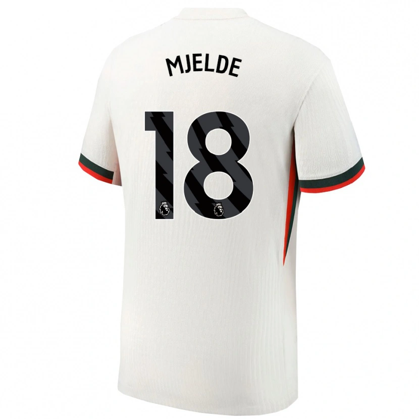 Danxen Damen Maren Mjelde #18 Weiß Grün Auswärtstrikot Trikot 2025/26 T-Shirt Österreich