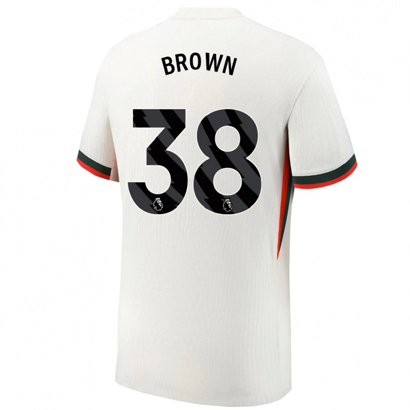 Danxen Damen Cerys Brown #38 Weiß Grün Auswärtstrikot Trikot 2025/26 T-Shirt Österreich