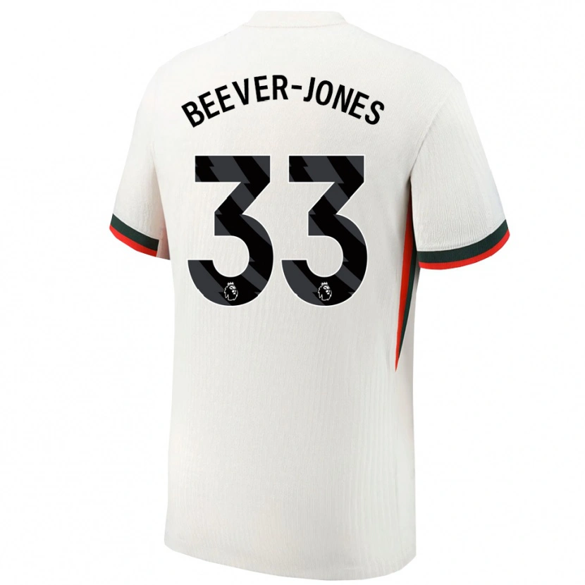 Danxen Damen Aggie Beever-Jones #33 Weiß Grün Auswärtstrikot Trikot 2025/26 T-Shirt Österreich
