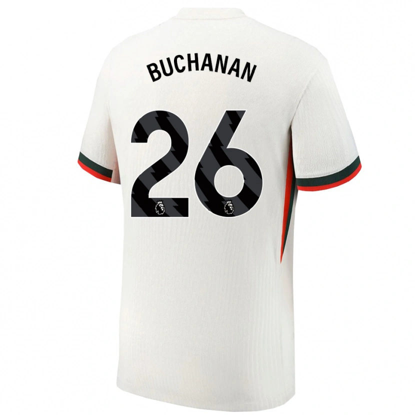 Danxen Damen Kadeisha Buchanan #26 Weiß Grün Auswärtstrikot Trikot 2025/26 T-Shirt Österreich
