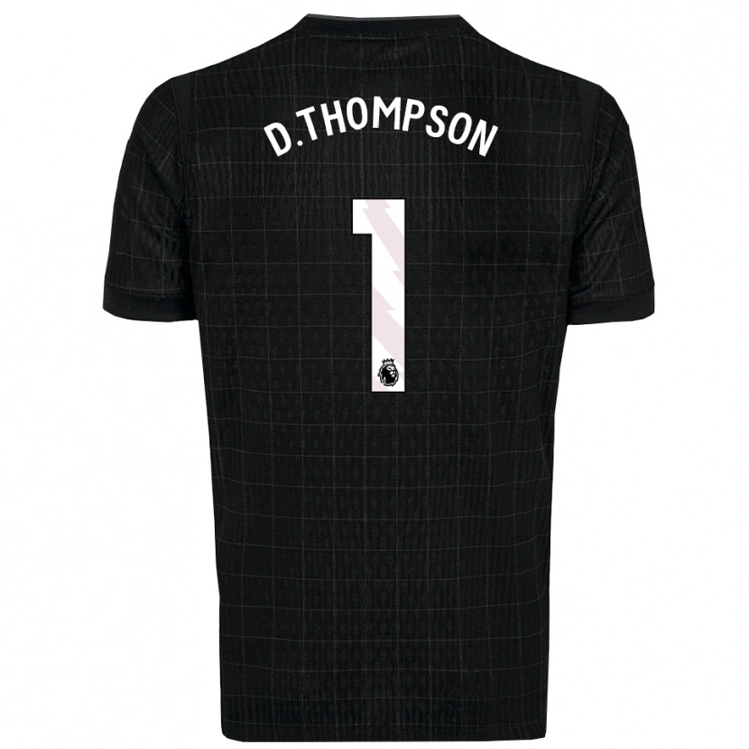 Danxen Damen Dylan Thompson #1 Schwarz Grau Auswärtstrikot Trikot 2025/26 T-Shirt Österreich