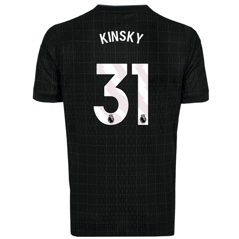 Danxen Damen Antonín Kinský #31 Schwarz Grau Auswärtstrikot Trikot 2025/26 T-Shirt Österreich