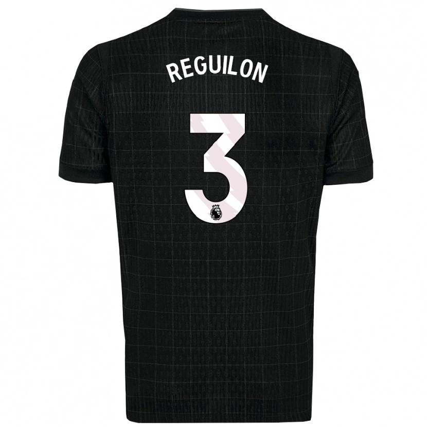 Danxen Damen Sergio Reguilon #3 Schwarz Grau Auswärtstrikot Trikot 2025/26 T-Shirt Österreich