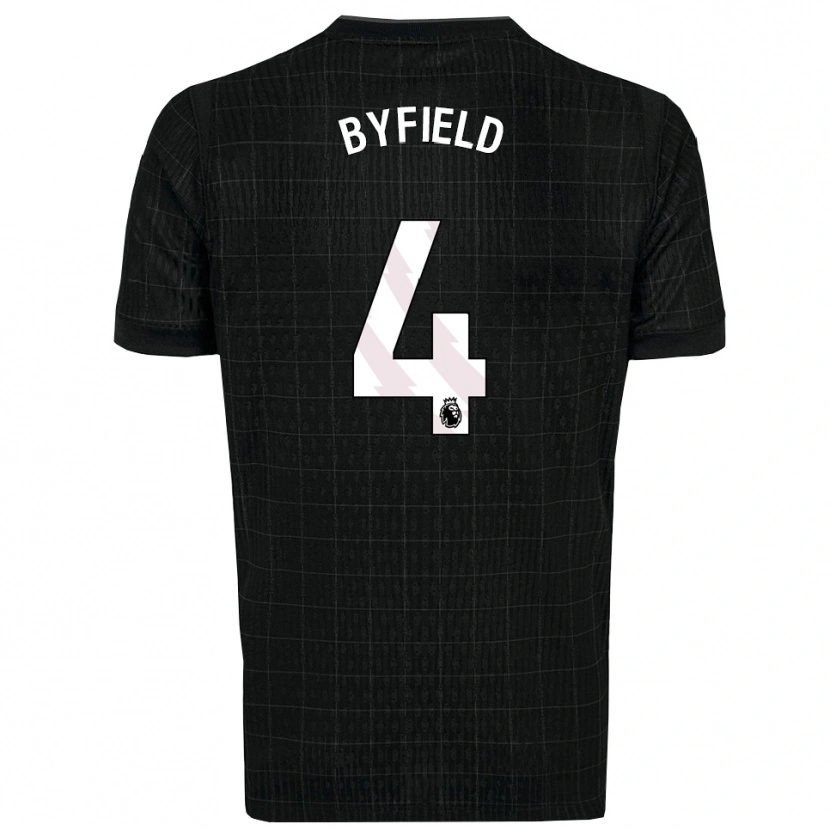 Danxen Damen Junai Byfield #4 Schwarz Grau Auswärtstrikot Trikot 2025/26 T-Shirt Österreich