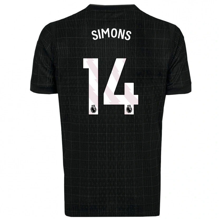 Danxen Damen Zach Simons #14 Schwarz Grau Auswärtstrikot Trikot 2025/26 T-Shirt Österreich