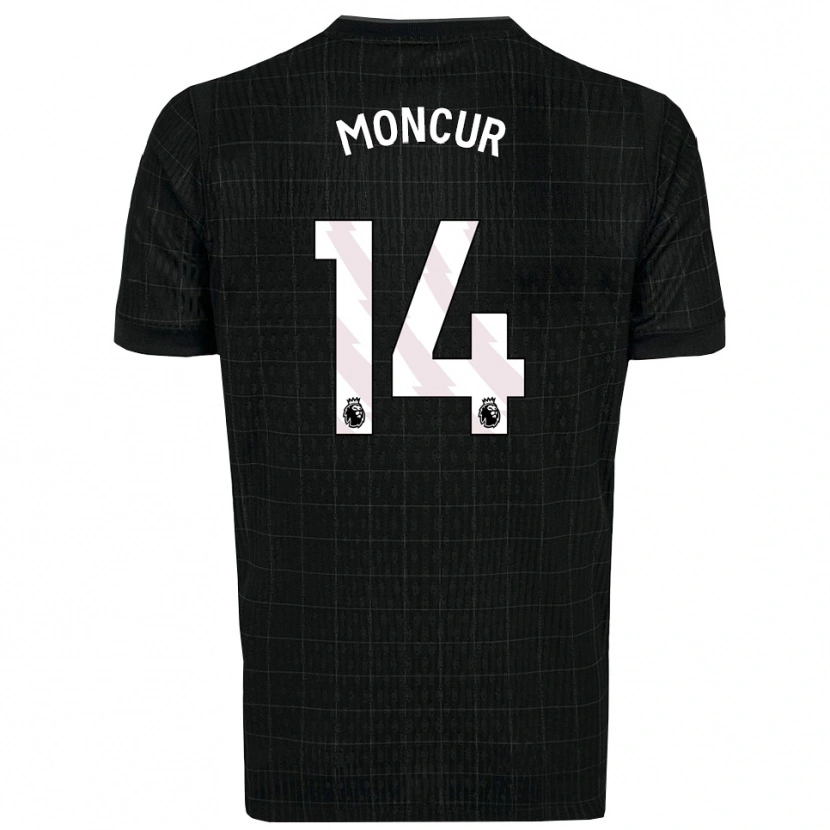 Danxen Damen Ronny Moncur #14 Schwarz Grau Auswärtstrikot Trikot 2025/26 T-Shirt Österreich