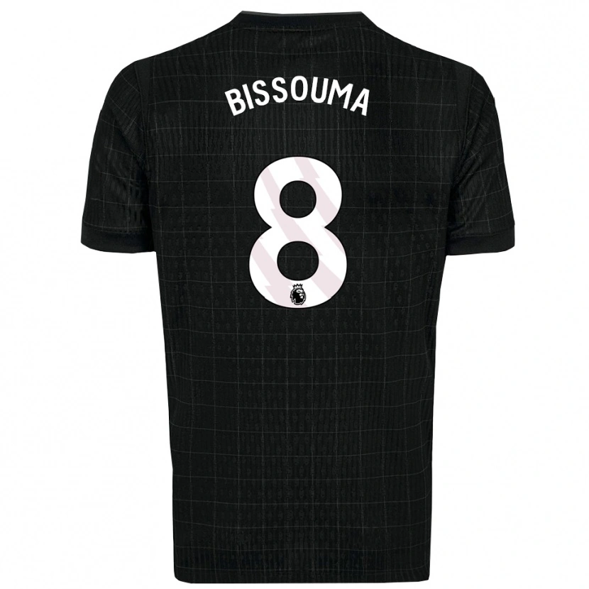 Danxen Damen Yves Bissouma #8 Schwarz Grau Auswärtstrikot Trikot 2025/26 T-Shirt Österreich