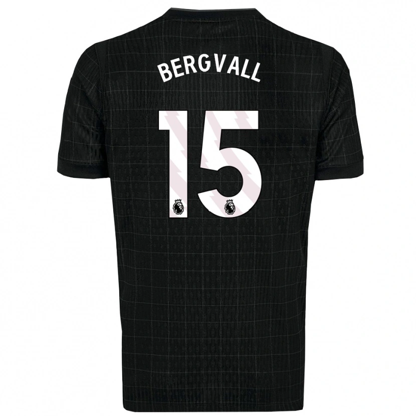 Danxen Damen Lucas Bergvall #15 Schwarz Grau Auswärtstrikot Trikot 2025/26 T-Shirt Österreich