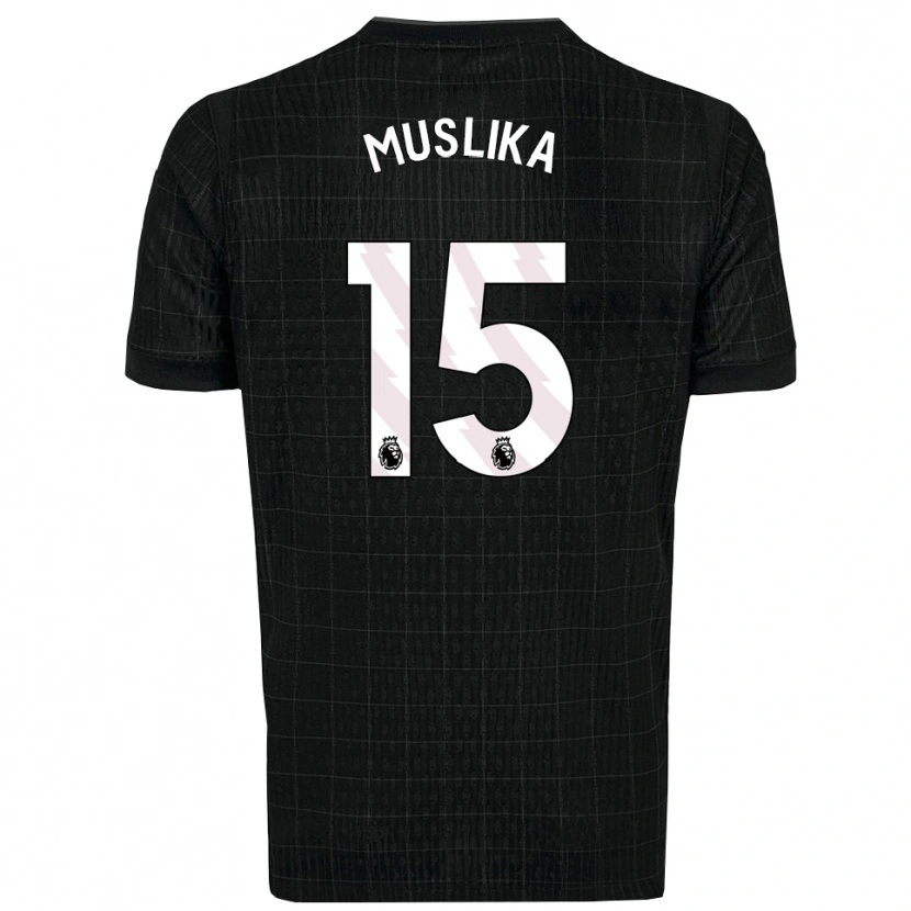Danxen Damen Armend Muslika #15 Schwarz Grau Auswärtstrikot Trikot 2025/26 T-Shirt Österreich