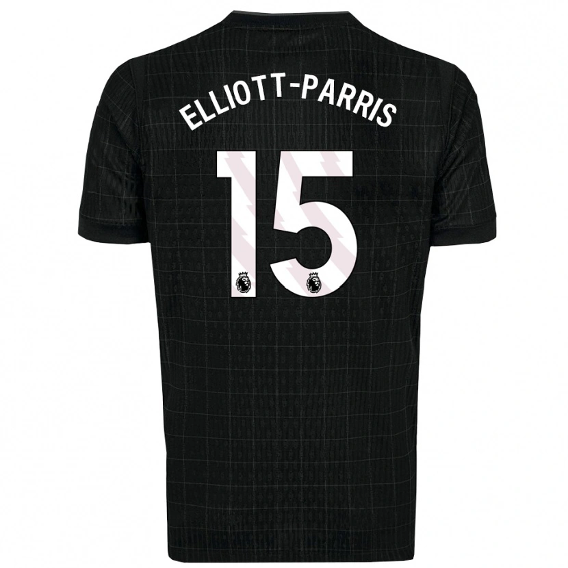 Danxen Damen Reiss Elliott-Parris #15 Schwarz Grau Auswärtstrikot Trikot 2025/26 T-Shirt Österreich