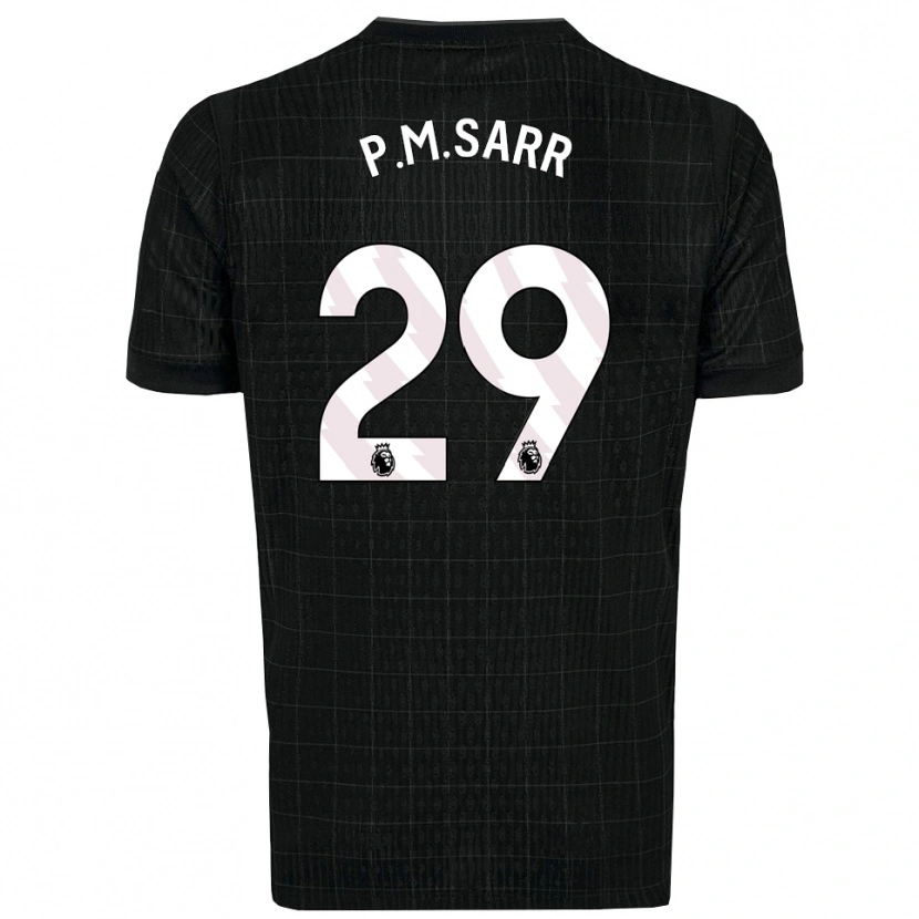 Danxen Damen Pape Matar Sarr #29 Schwarz Grau Auswärtstrikot Trikot 2025/26 T-Shirt Österreich