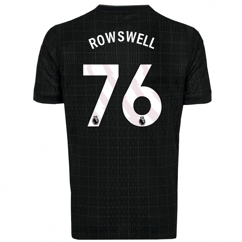 Danxen Damen James Rowswell #76 Schwarz Grau Auswärtstrikot Trikot 2025/26 T-Shirt Österreich