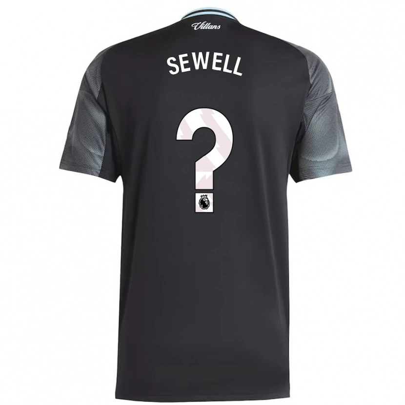 Danxen Damen Dewain Sewell #0 Schwarz Himmelblau Auswärtstrikot Trikot 2025/26 T-Shirt Österreich