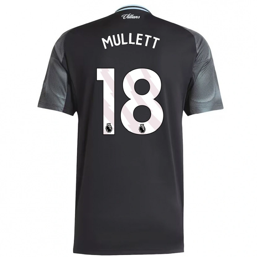 Danxen Damen Georgia Mullett #18 Schwarz Himmelblau Auswärtstrikot Trikot 2025/26 T-Shirt Österreich
